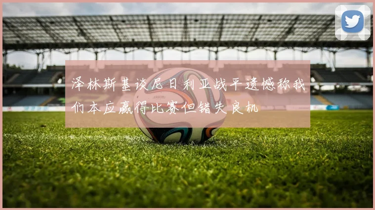泽林斯基谈尼日利亚战平遗憾称我们本应赢得比赛但错失良机
